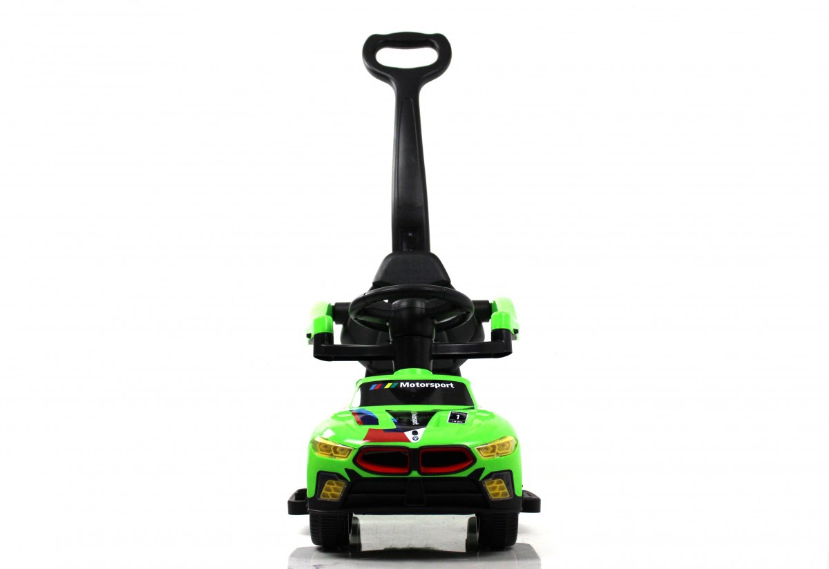 Детский толокар RiverToys F003FF-P с родительской ручкой зеленый 5pgmxwmpfcuk9v0rqgy42rfhoy05pajo