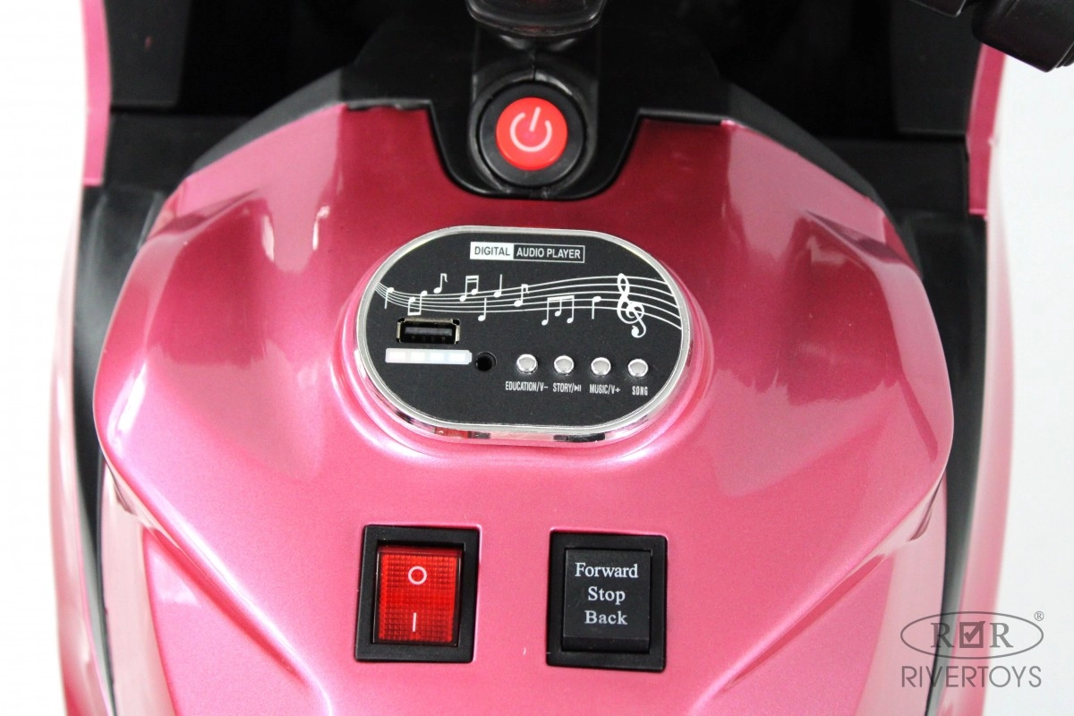 Детский электромотоцикл RiverToys X003XX розовый глянец tczj5e5ny5ziiff5k6810vof08zh6vbh