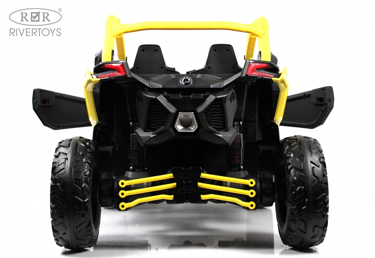 Детский электромобиль RiverToys BRP Can-Am Maverick Y111YY желтый mqlaf6dc82n6ooncvpb0r92kk1f76yu7