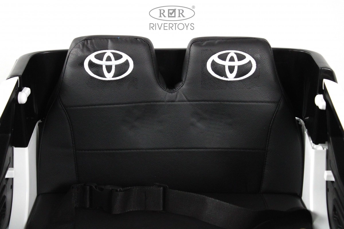 Детский электромобиль RiverToys Toyota Tundra G444GG белый rx1dfxdxvg8l8szsug473on1q1r5bjdl