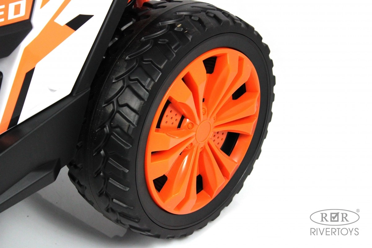 Детский электромобиль RiverToys F888FF-A оранжевый 1l4aog8q2iaf4oxzdfg316ioay0cu8i7