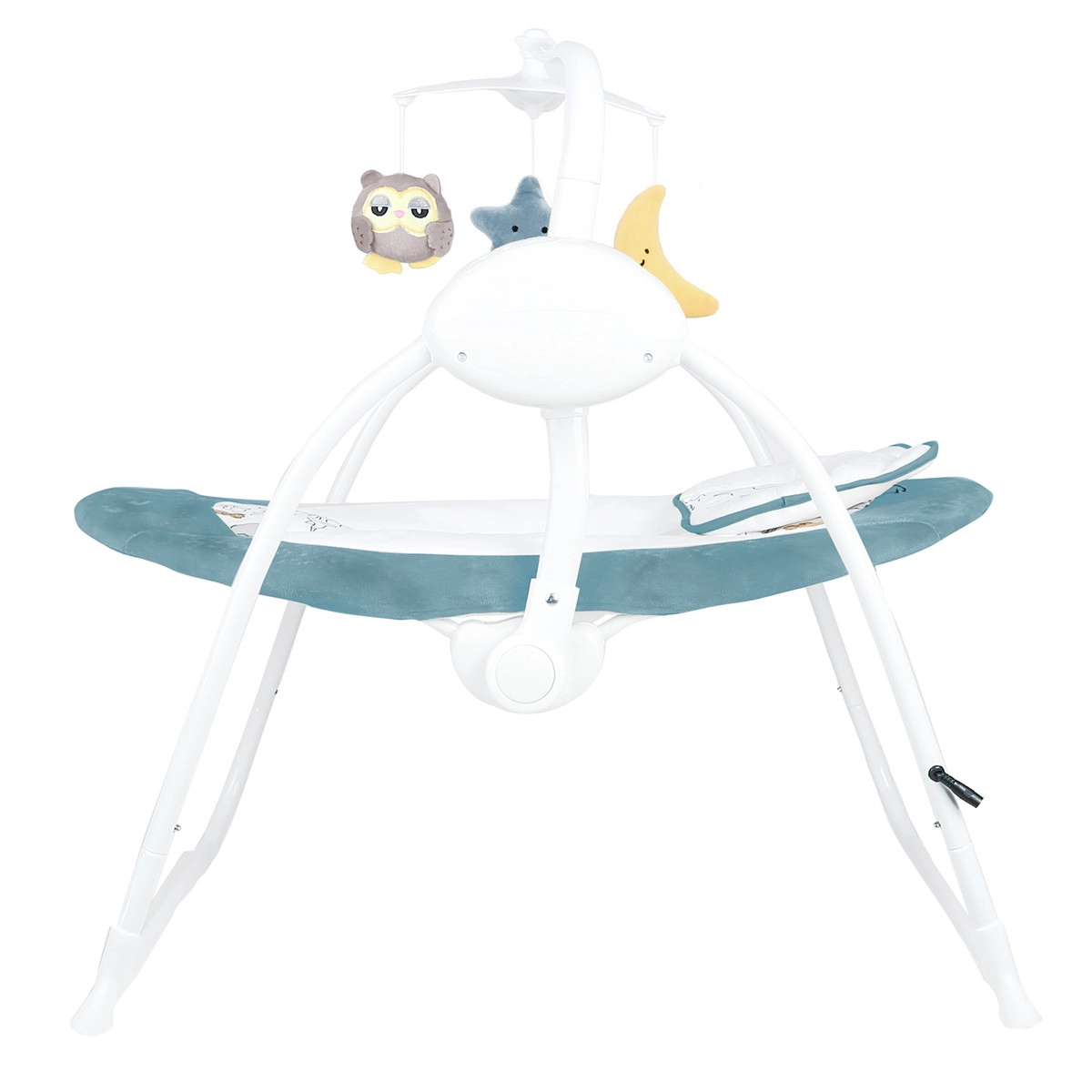 Электрокачели Indigo STAR (0-9 кг), с адаптером, п/у, 12 мел.,5 скоростей,москитка Синий e97rizhv28io2z2o08uucqc9nhv7x1eo