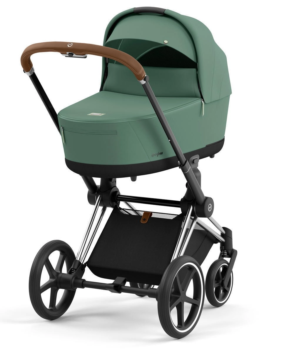 Коляска 2 в 1 Cybex Priam IV (шасси Chrome Brown) Leaf Green k3h0gbaqn0ce146i0t2wmctbiqa4f1fm