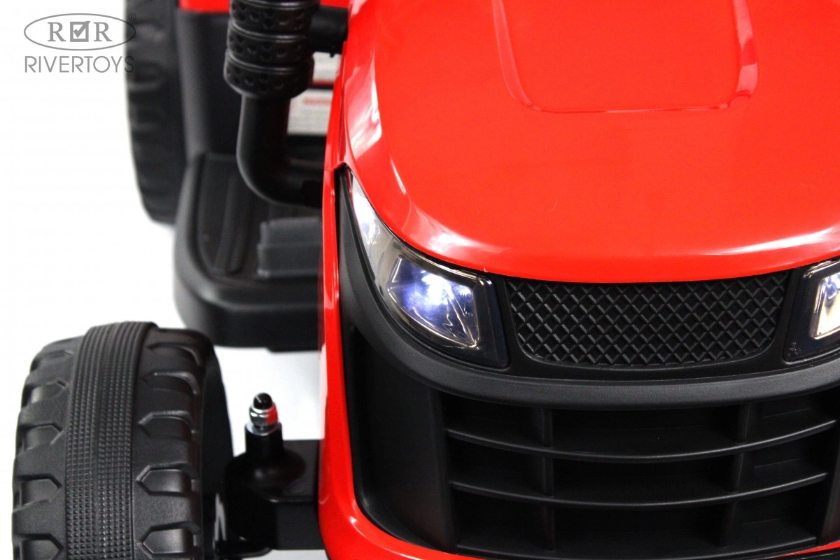 Детский электромобиль RiverToys K111KK красный q3pf347s5ckq26n4wp9es2hafh23hugn