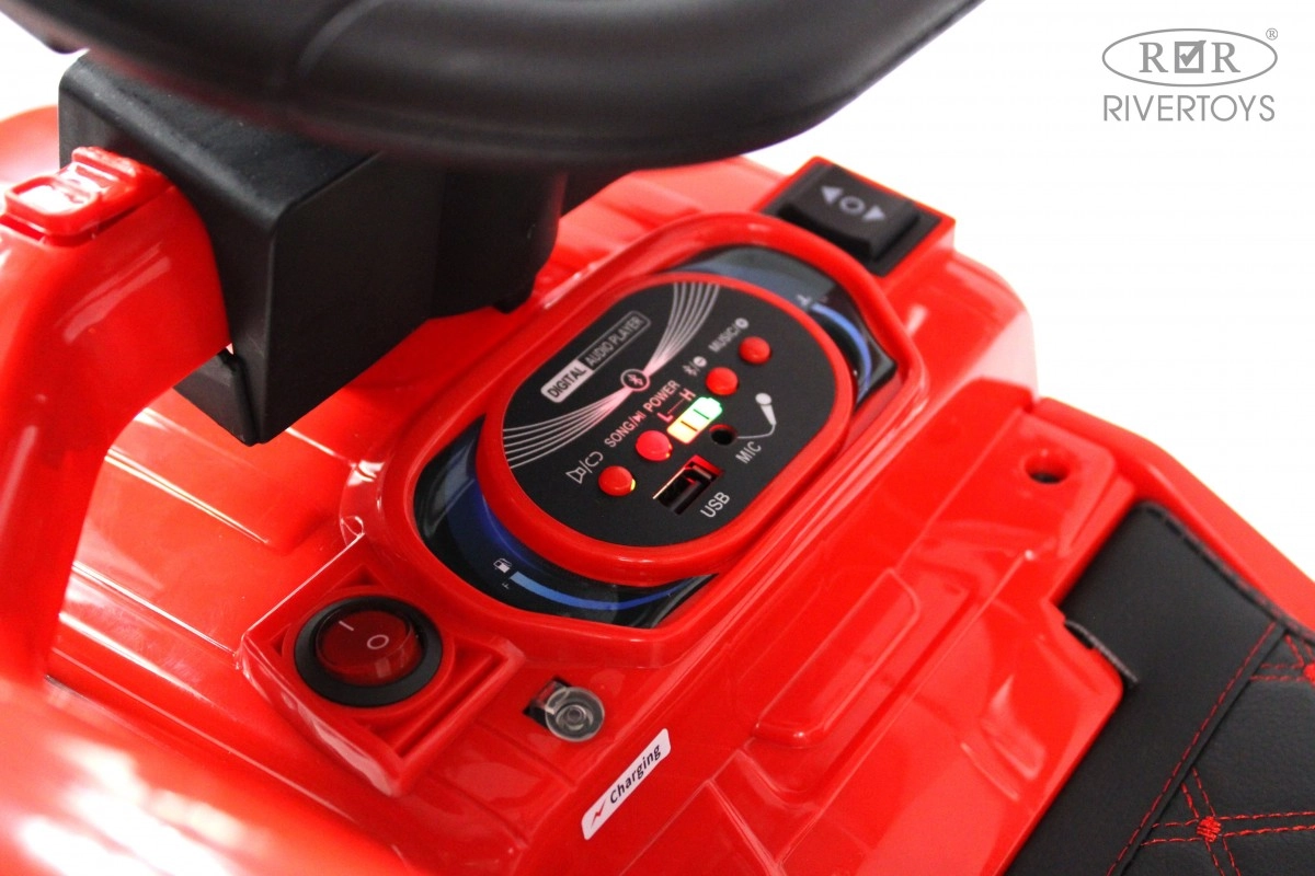 Детский электромобиль RiverToys G008GG-A красный wv0avahqmytobv5wa3d376h8hnrqi581