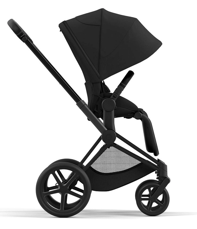 Коляска 2 в 1 Cybex Priam IV Matt Black complete Sepia Black11