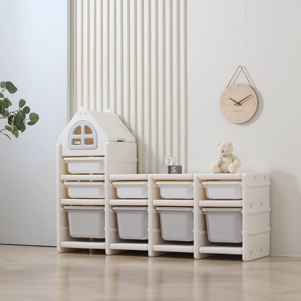 Стеллаж для игрушек UNIX Kids(9 ящиков) Grey 108131670-stellazh-dlya-igrushek-unix-kids9-yashikov-grey