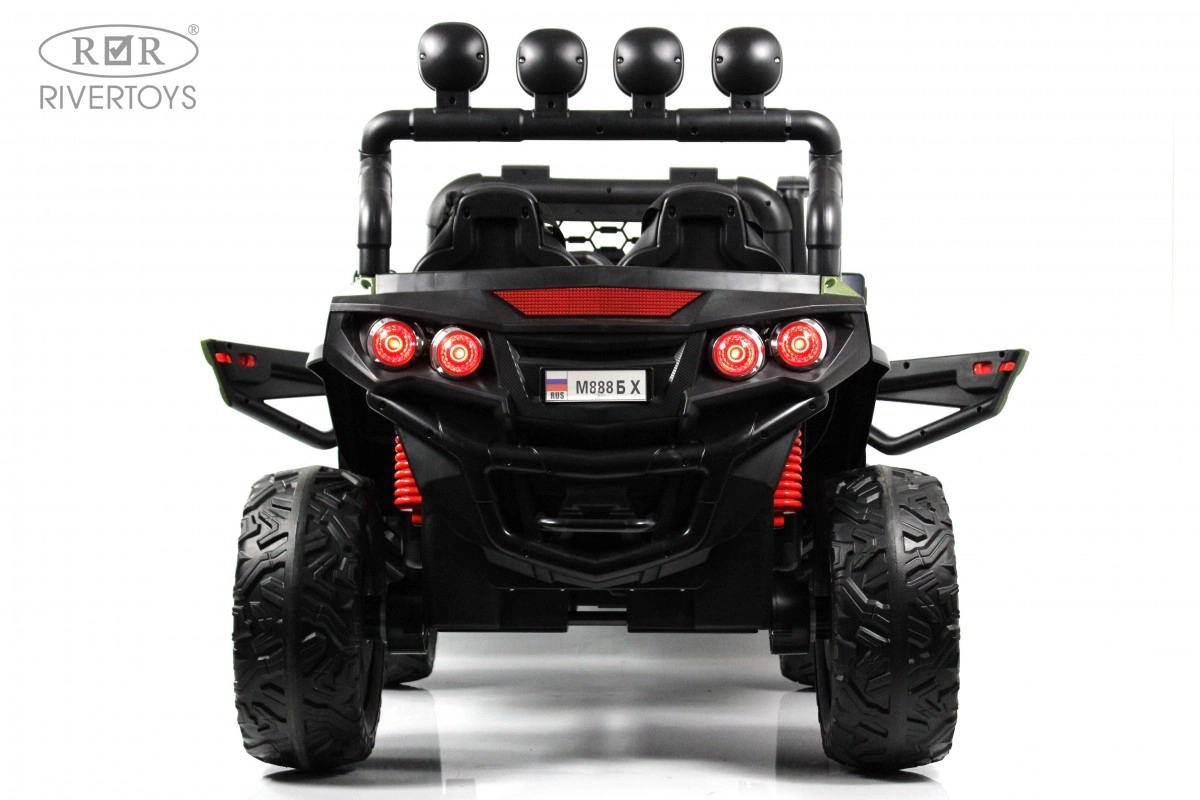 Детский электромобиль RiverToys М888БХ зеленый 2k3cvipnhgfwk88z3cm8oe2xa20lwh8w