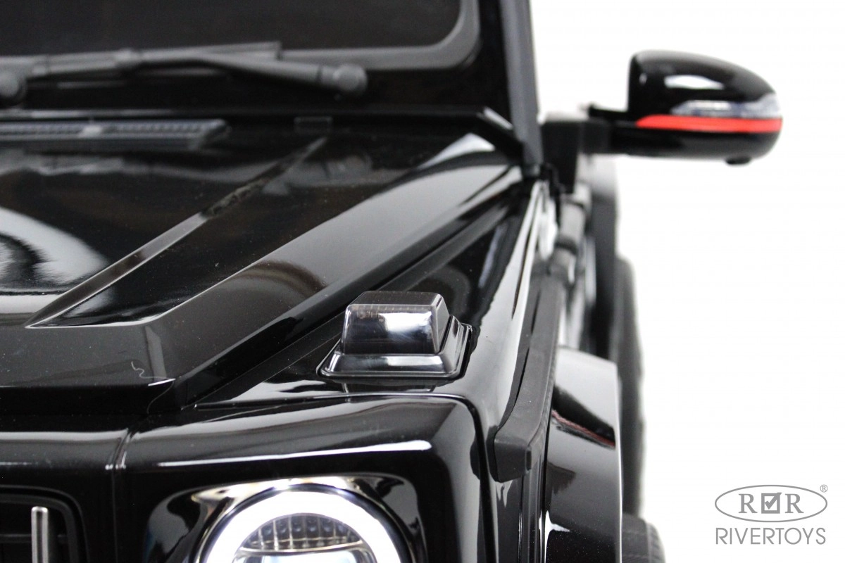 Детский электромобиль RiverToys Mercedes-AMG G63 K999KK черный глянец 21hd0obn1mms8phcv9tn638km71sffum