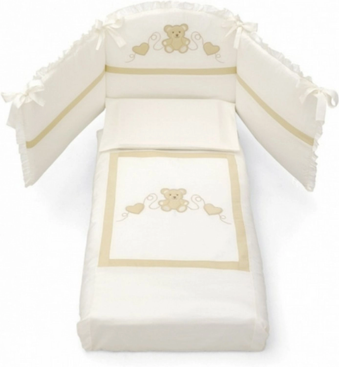 Комплект постельного белья Erbesii Jolie (Brigette) 3 предмета (Слоновая кость)