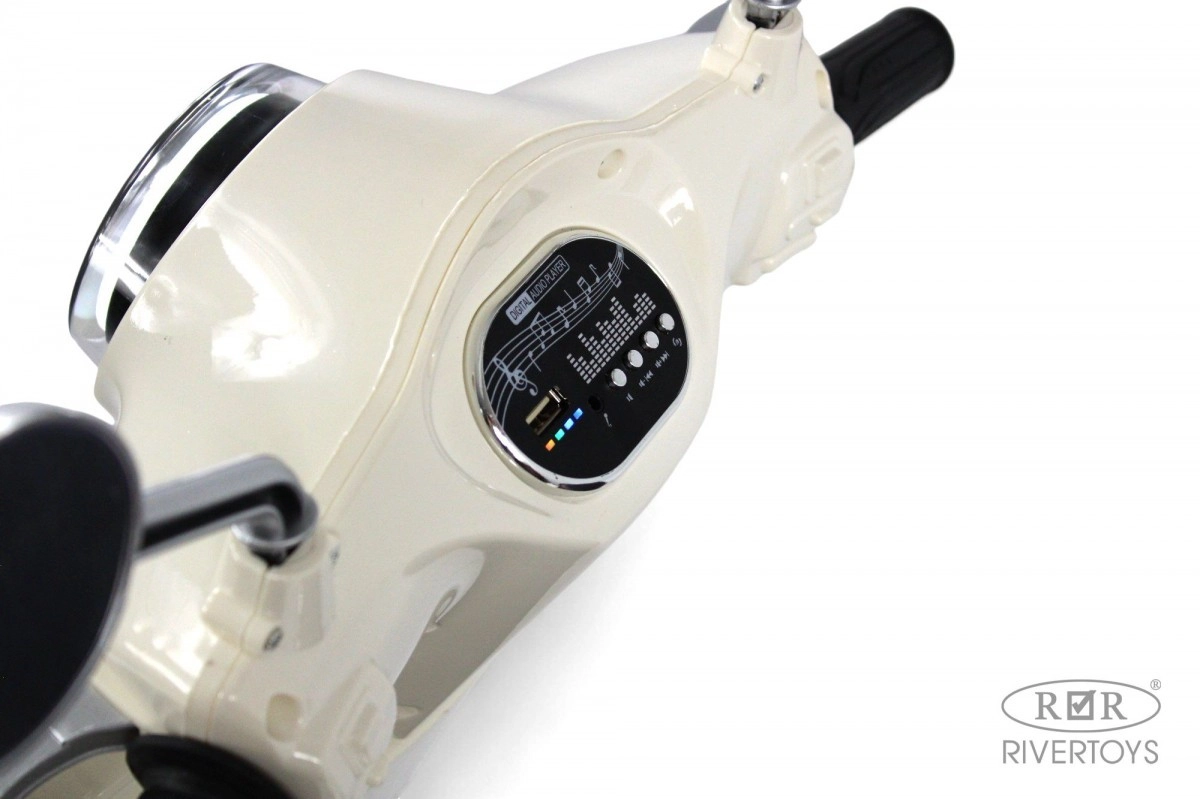 Детский электромотоцикл RiverToys Z555ZZ бежево-красный 88m217aj593imvs7qaursf1g71yzpzwa