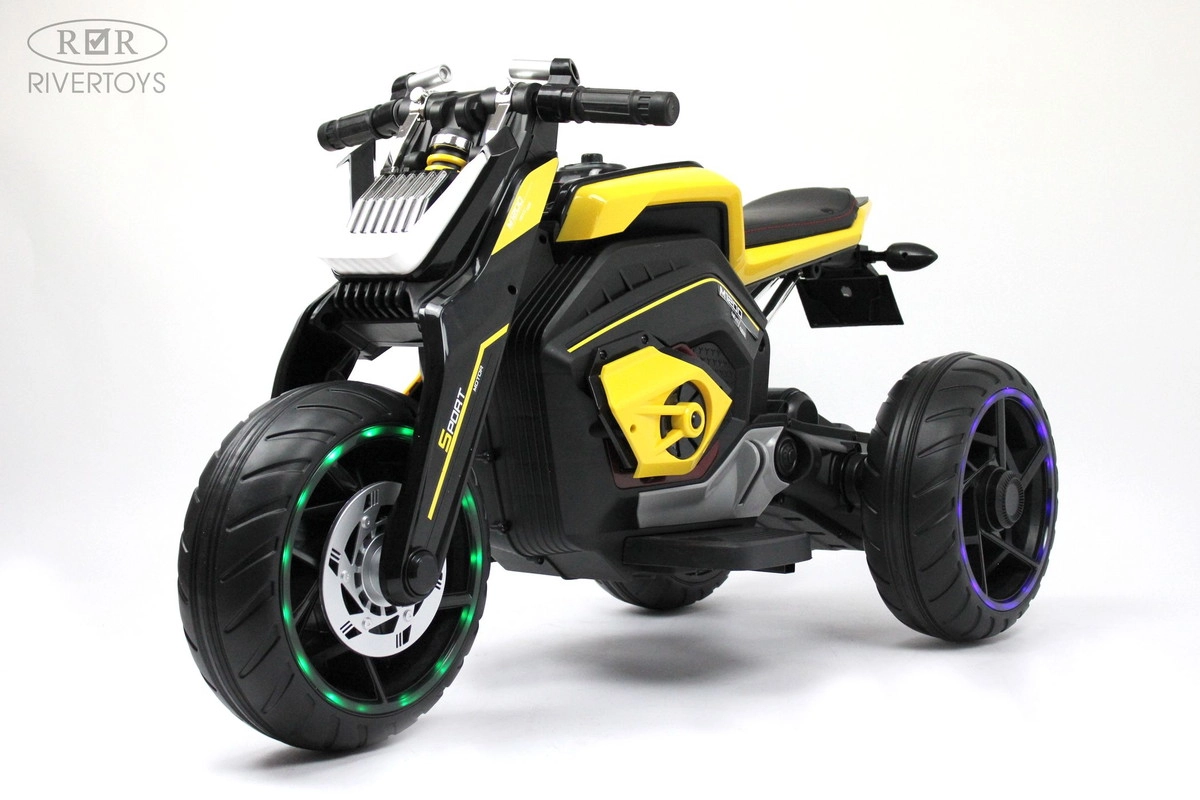 Детский трицикл RiverToys X222XX желтый 5d3iy45wgoylqfw60cgq6gf9lpz1bjim