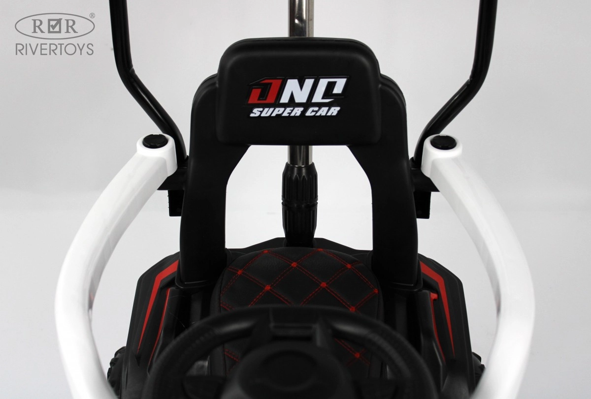 Детский электромобиль RiverToys G005GG белый fygshn62uffgej2qjdhubfhdrmydl7ws