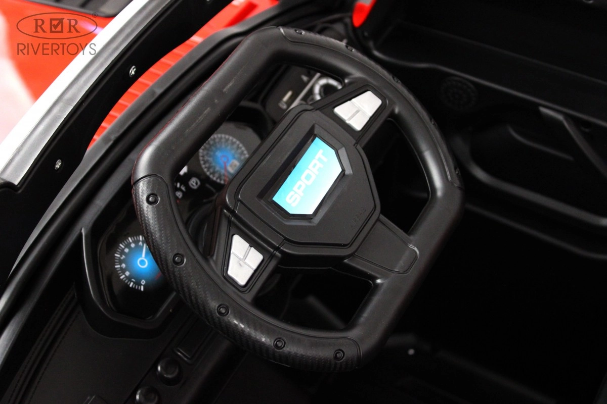 Детский электромобиль RiverToys М222БХ красный j4h6vkhs3t9djdfkiasqh1fk5jxdq39l