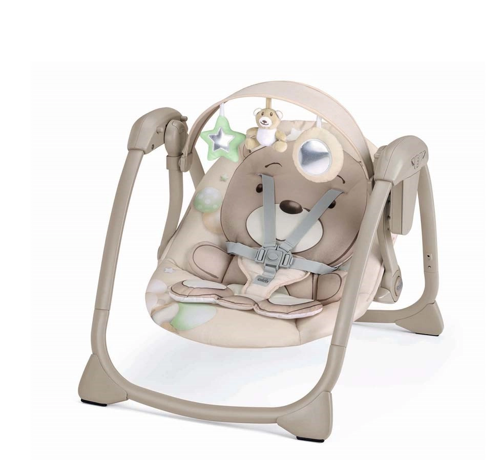 Качели Cam Midi 261 бежевый с мишкой e0088a27e0fa7ed4d5c3f5d32748ad46