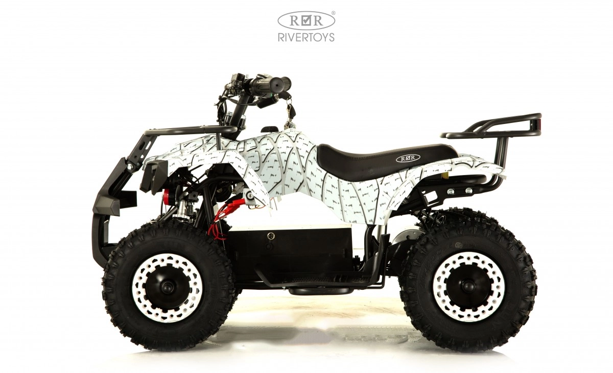 Детский электроквадроцикл RiverToys TIKI белый спайдер ghzr3ib03w7oyrucc48x7lzvxwuponma