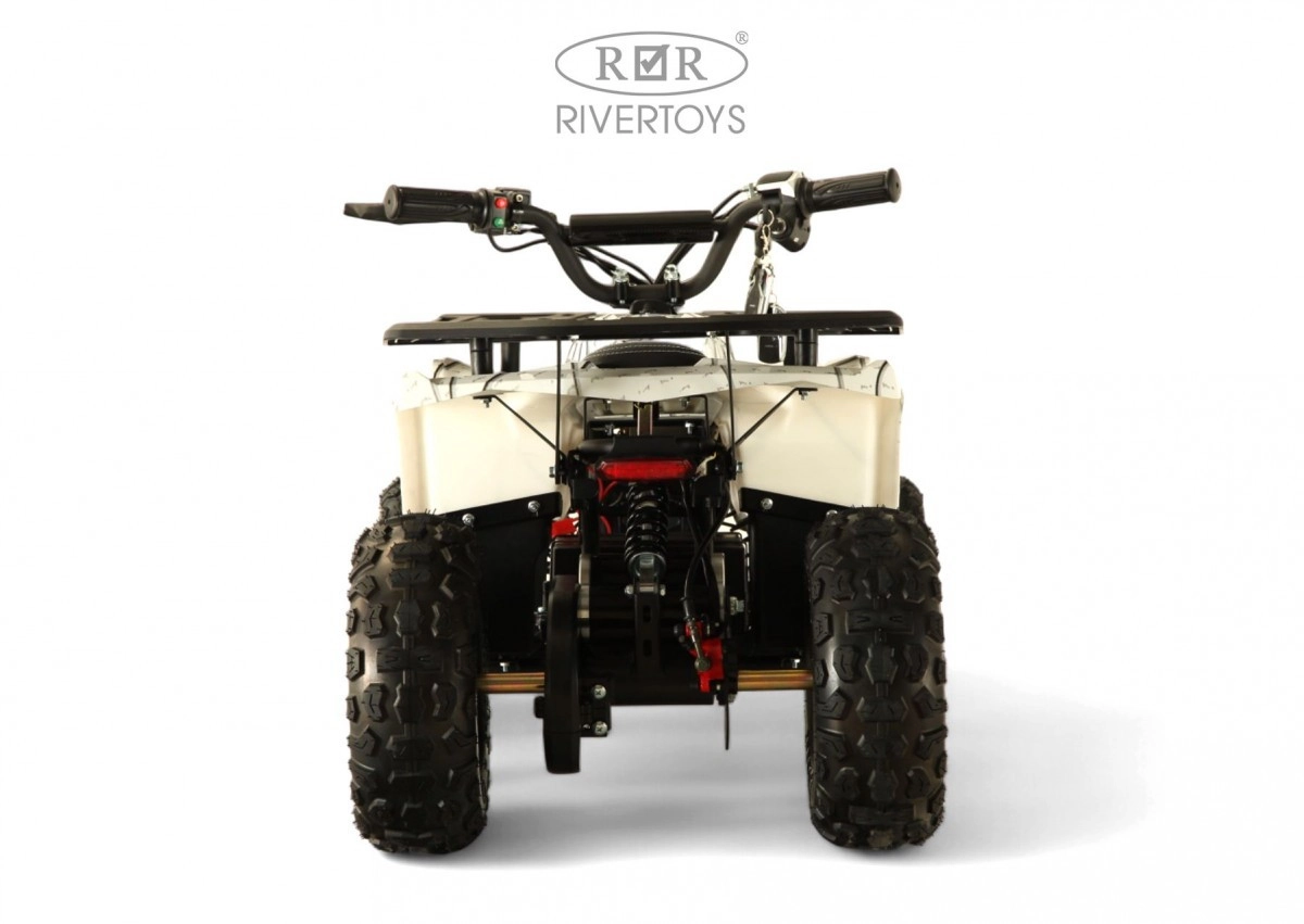 Детский электроквадроцикл RiverToys MIKA LUX белый Spider 4wvm4j1iz135wd3emqfxwe9qmuqjgh2t