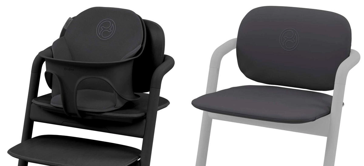 Набор мягких чехлов к стульчику Cybex Lemo Comfort Inlay (Stunning Black)