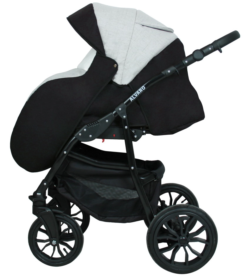 Коляска 3в1 Alis ALVARO т.серый+св.серый+белая кожа qwufxmks2ehsytk3b2fd5m4sho1syf6f