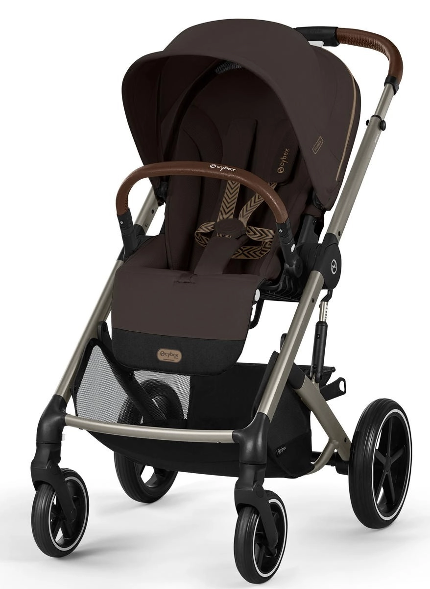 Прогулочная коляска Cybex Balios S Lux TPE (Chocolate Brown с дождевиком)