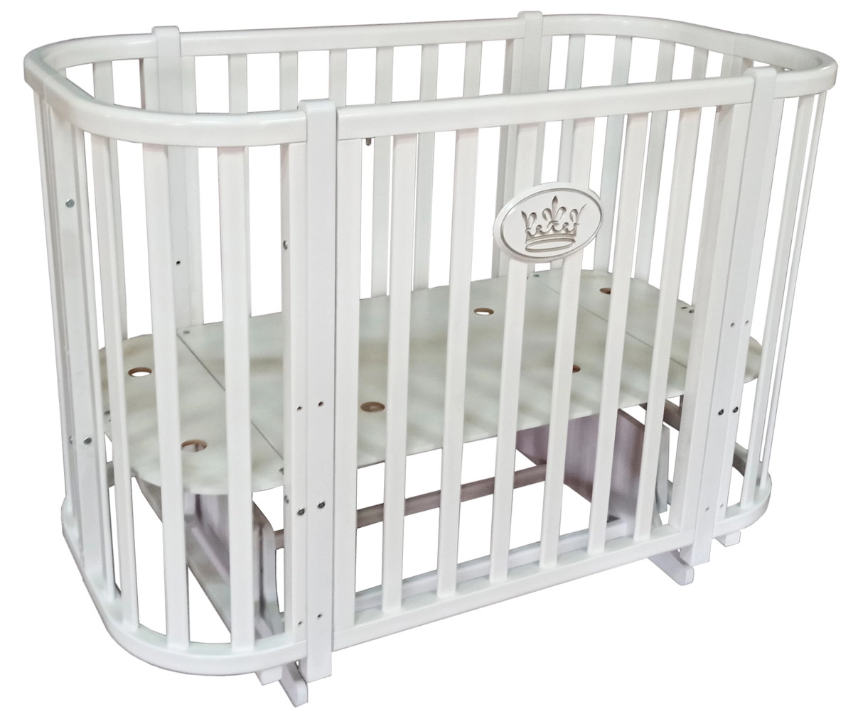 Детская кроватка КЕДР Estelle 4 (маятник) Белый/Белый t08ykgd21w44tl2ims530k0b0m3q4nlg