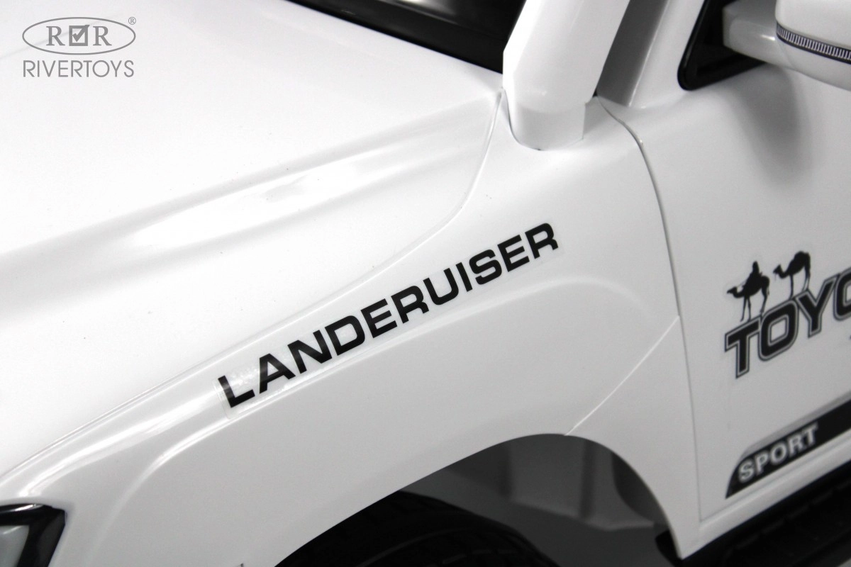 Детский электромобиль RiverToys G555GG белый 64ntj2rsuc9ubsc5i4xrp47acb7x89ew