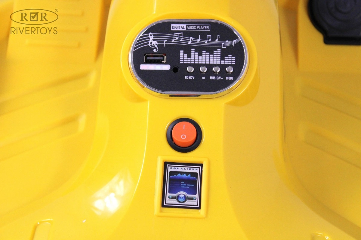 Детский электромобиль RiverToys K009PX желтый 25m8qni2zb8kenh0xuh4m9e3z36a6q91
