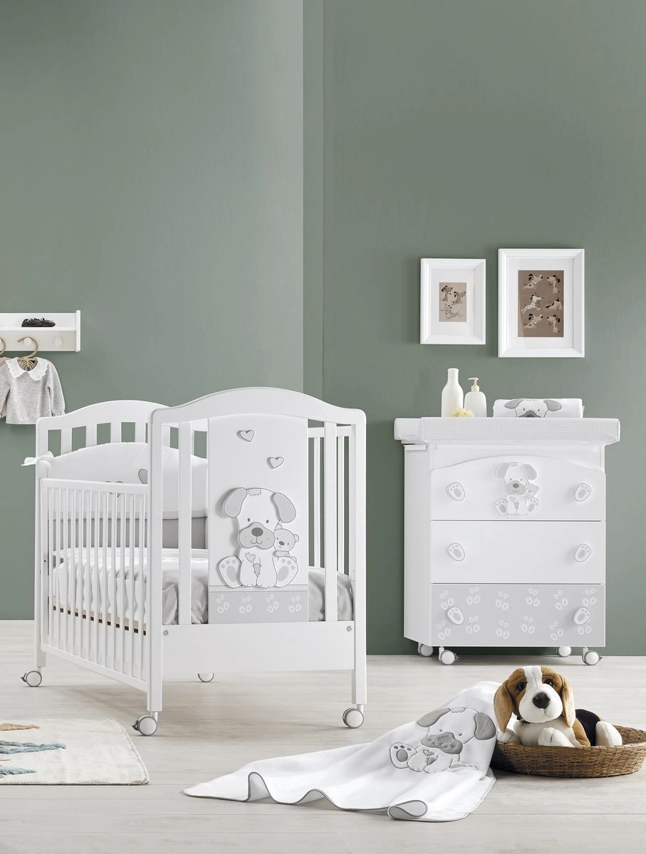 Пеленальный комод Erbesi Jack  Белый/Серый unn7h83v6m7k42veqokjbxrotm27phfv