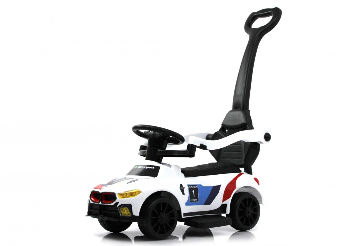 Детский толокар RiverToys F003FF-P с родительской ручкой белый diirdp3h6dpqzdgv7pg2cg1b4edf33t4