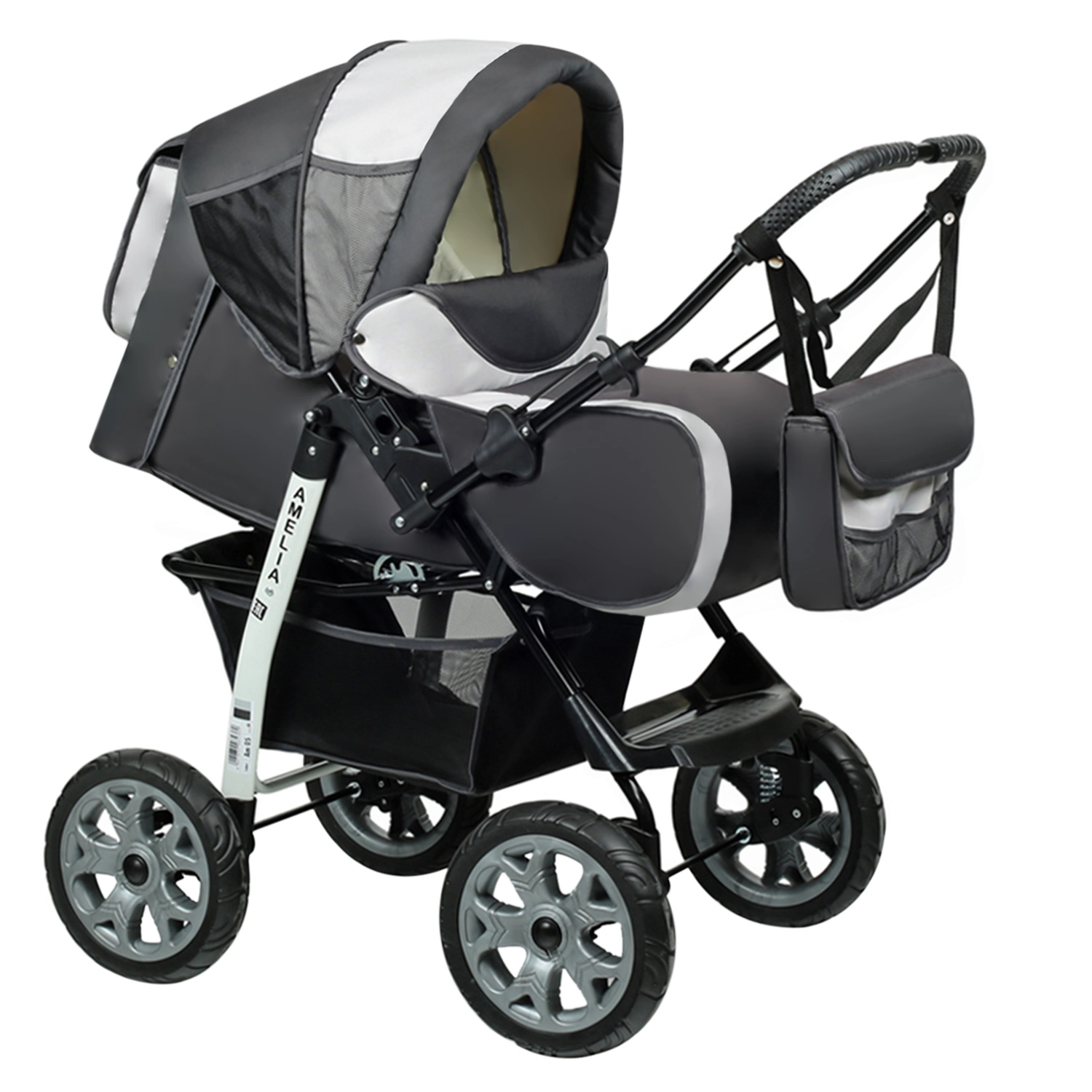 Прогулочная коляска Alis AMELIA I  т.серый+св.серый 108132937-progulochnaya-kolyaska-alis-amelia-i--tseriisvserii