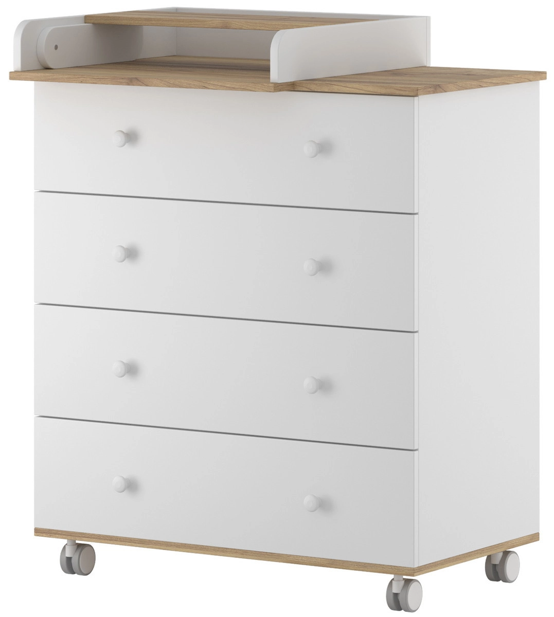 Детский пеленальный комод Incanto Nova 800/4 белый-дуб h9u4p4wewaj4maphx97jduu9e3xiy6ar