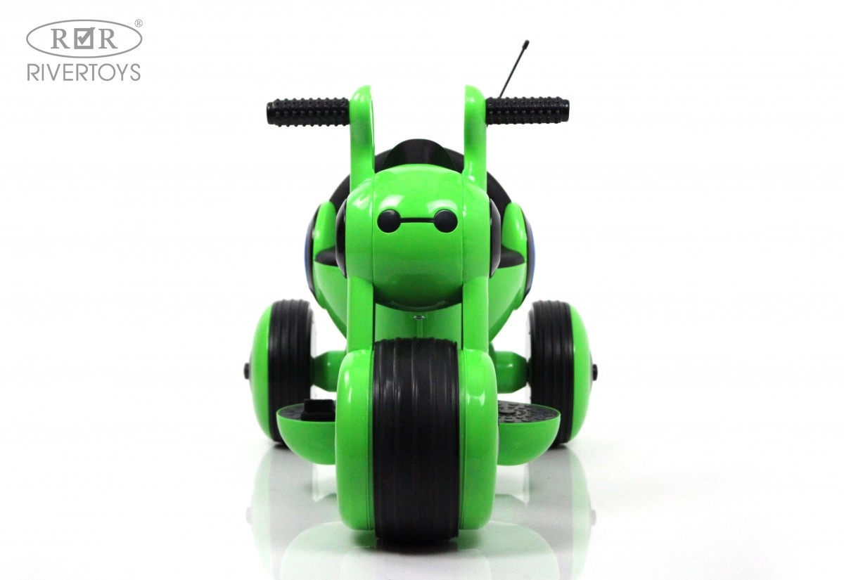 Детский электромотоцикл RiverToys Мoto HL300 зеленый 6al6w7am4s9uo3y8fns58ycr0xva1aph