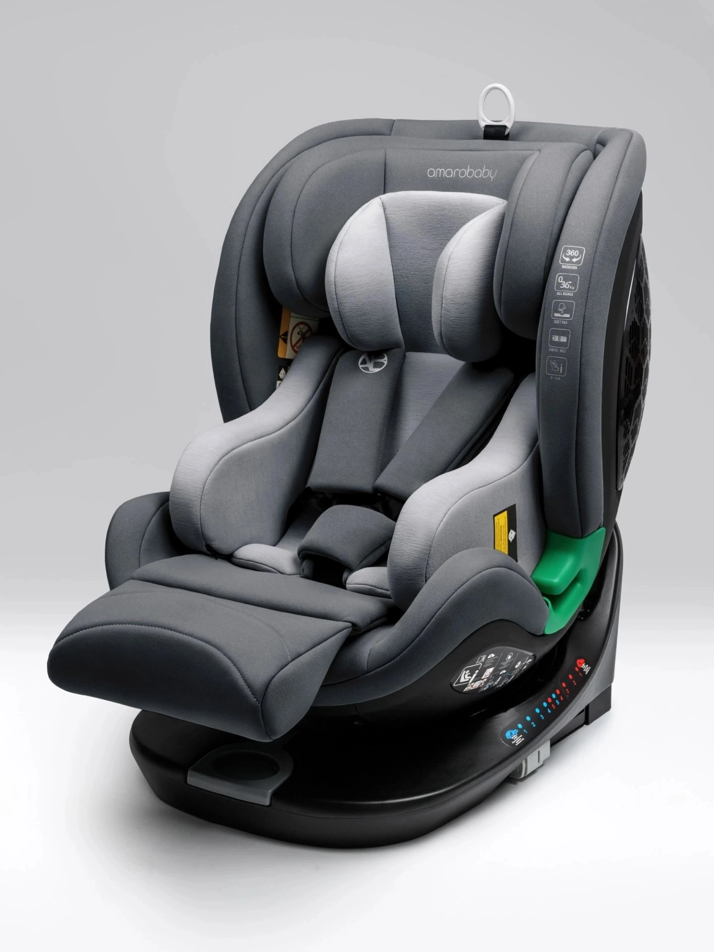 Автокресло Amarobaby Triumph i-Size (серый)