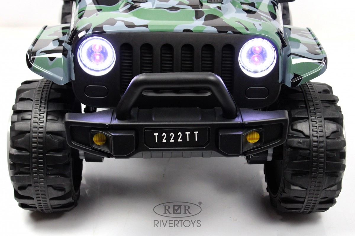 Детский электромобиль RiverToys T222TT 4WD камуфляж 8mbkbm459jyfhswsvrx4hcu9j91pmx4f