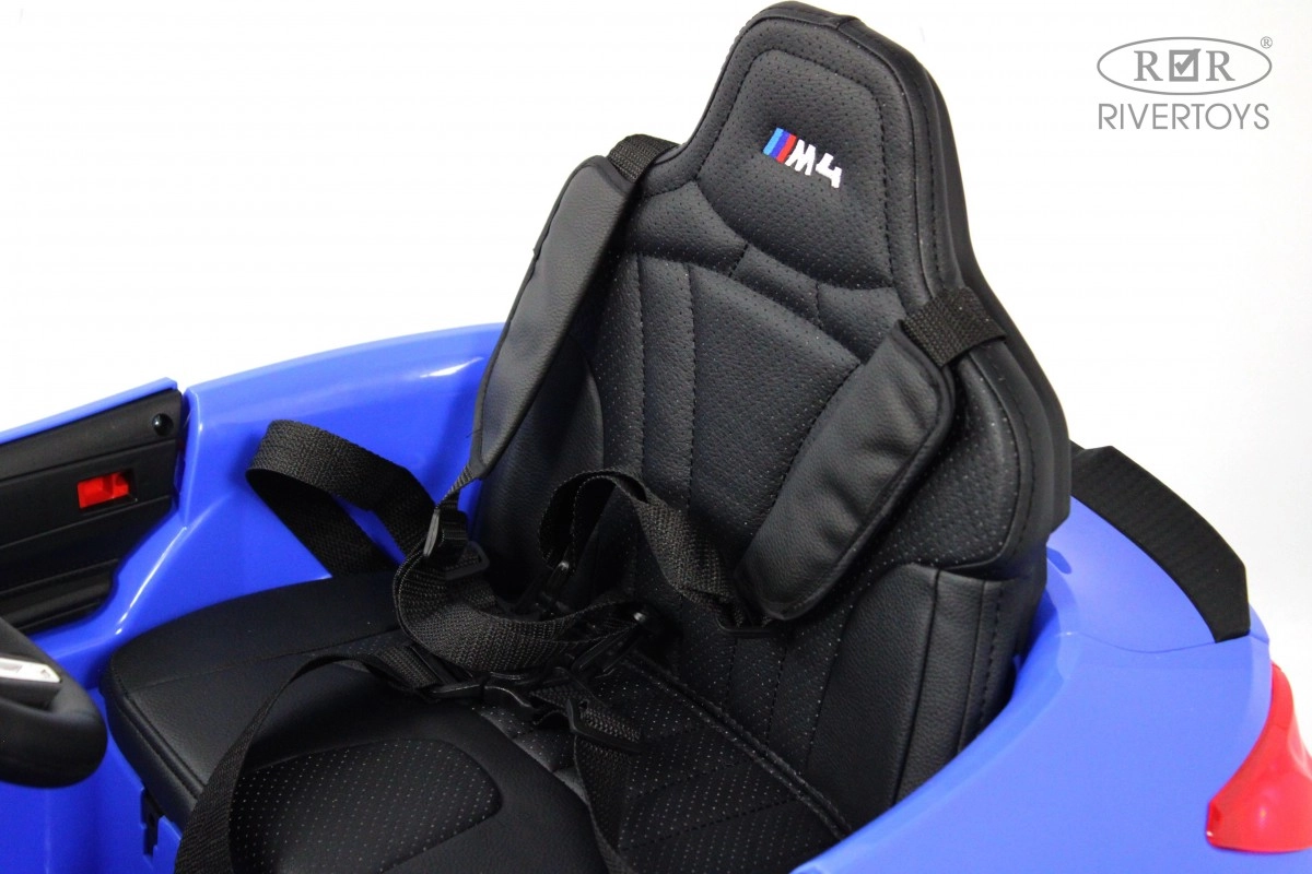 Детский электромобиль RiverToys BMW M4 A004AA синий o8u2fyqn6n48hk2kkn3lvgppf1bd9gls