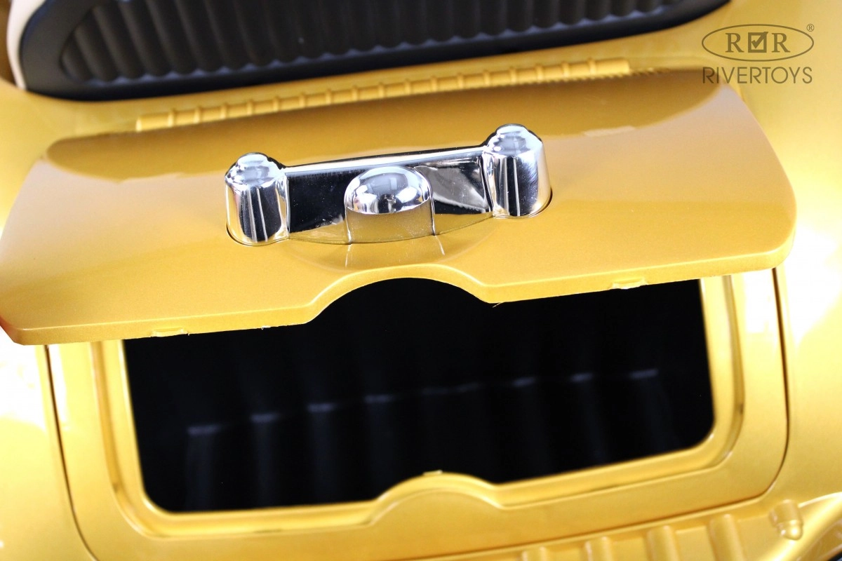 Детский электромобиль RiverToys X005XX черно-золотой 2xg58tylvf8nqkrk6i8ocn0nf12uffop