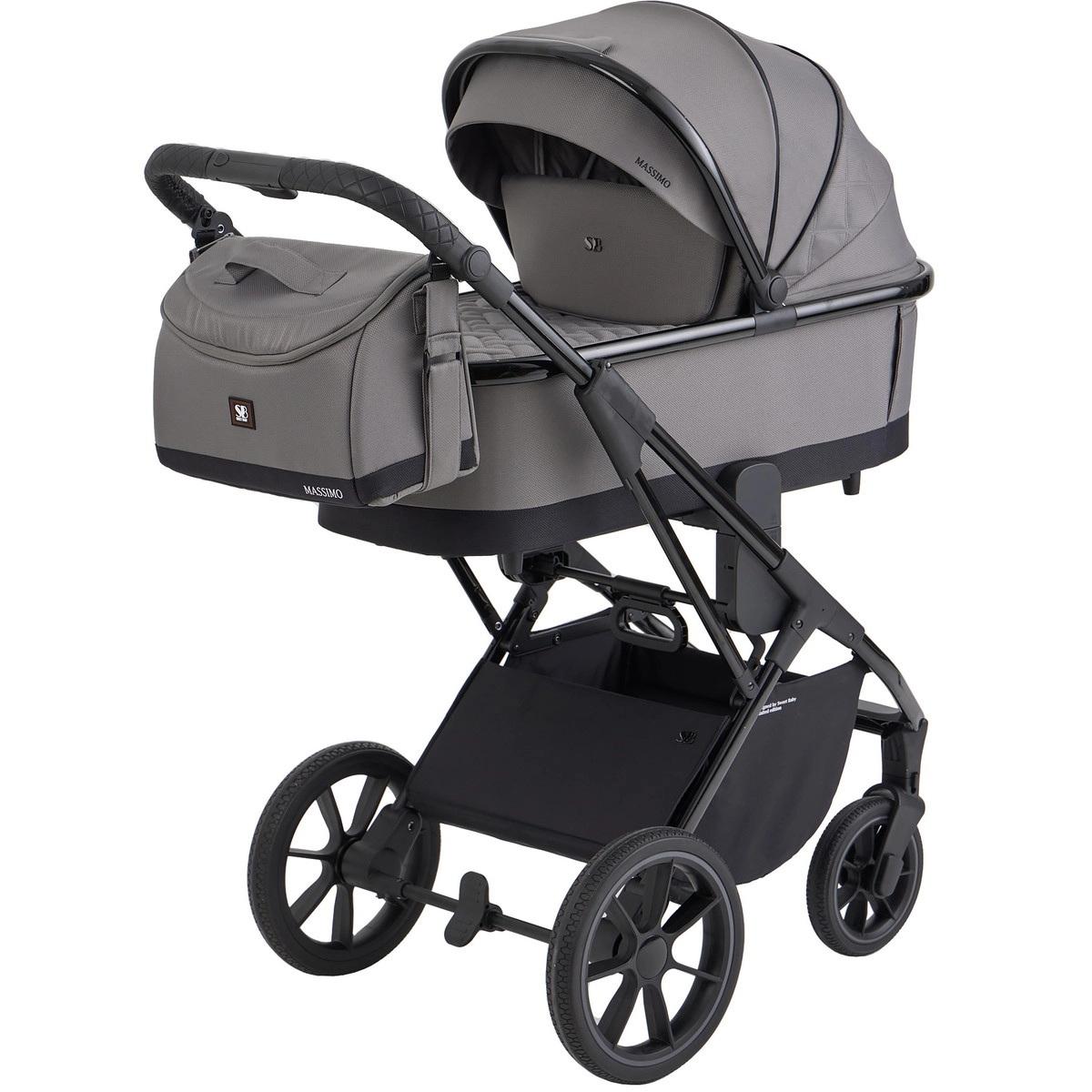 Детская коляска Sweet Baby Massimo SBL 2 в 1 Grey 6lk1ie4b5jb3xt8fmi9qtr5ue3auppph