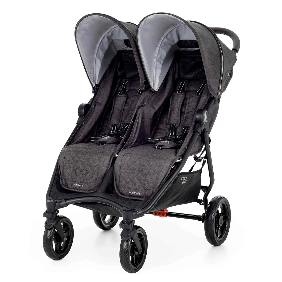Прогулочная коляска для двойни Valco baby Slim Twin Tailormade Charcoal c2qi60v40aeui9f7w8k5sz8s6hs73gcf