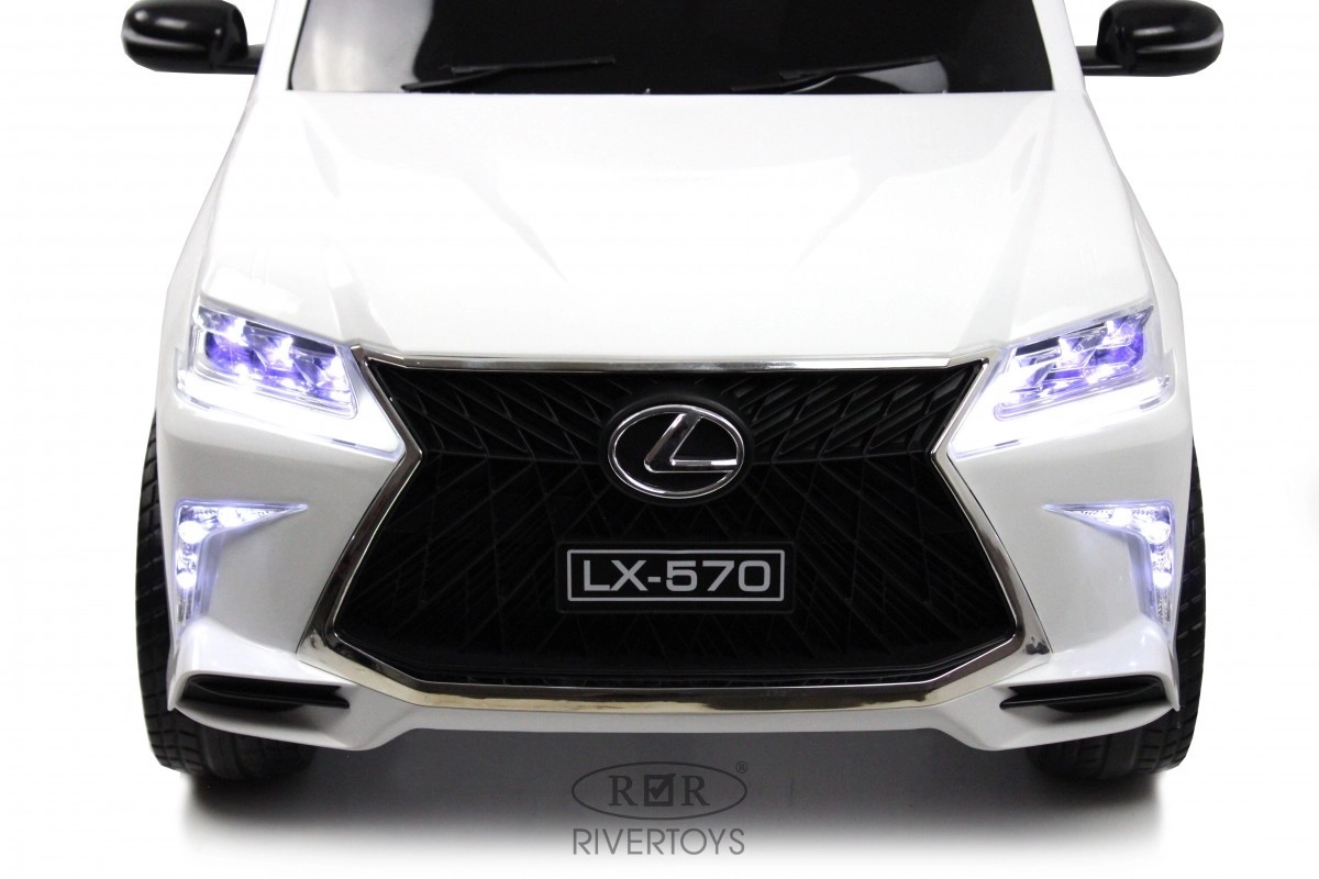 Детский электромобиль RiverToys Lexus 570 E555EE белый 9q4jkq52ep9a7pc9uugvqxm23yu057gu
