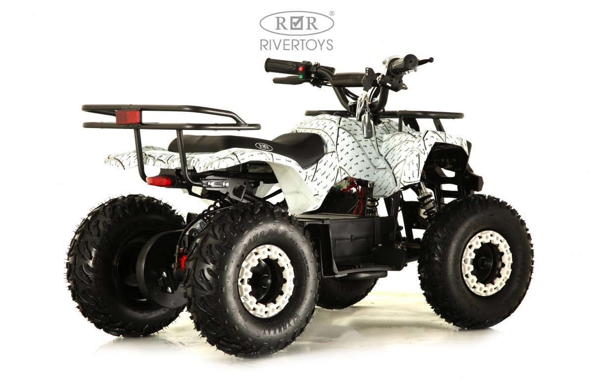 Детский электроквадроцикл RiverToys TIKI LUX белый спайдер 3x0lc3co6zgjgvnxgc3ge5axo5q3pvhv