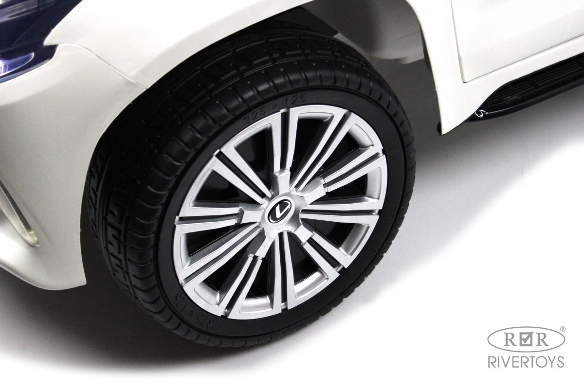 Детский электромобиль RiverToys Lexus LX570 Y555YY белый mumrfa0i201vqb5rynt486t4dmxjdo8n