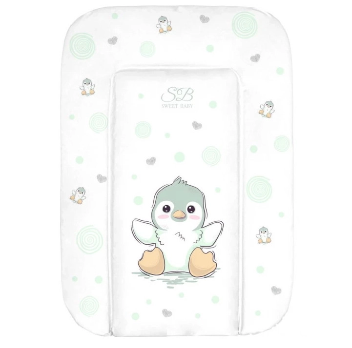 Пеленальный матрасик 58х71 Sweet Baby Pinguino Green (пингвин зеленый) omuubmcc8ufux2aun65te5xozb7gsyca
