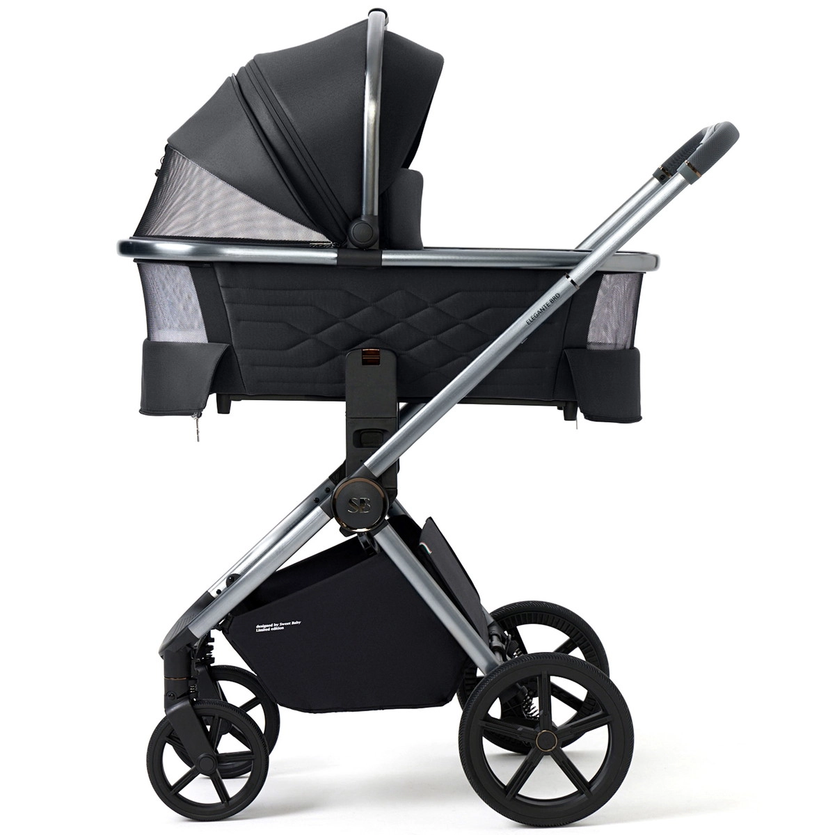 Коляска 2 в 1 Sweet Baby Elegante BRD Black qu8v3s4vhrcbbd3br8i6dvtza24t1i38