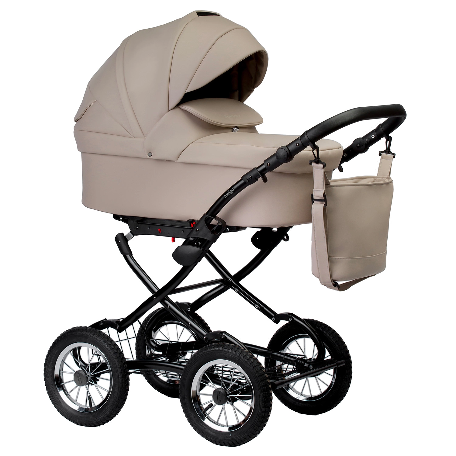 Коляска 2 в 1 Indigo BARBARA ECO Classic св.бежевая кожа 47232c96addbf1bcc2844aa1b5b0f67f