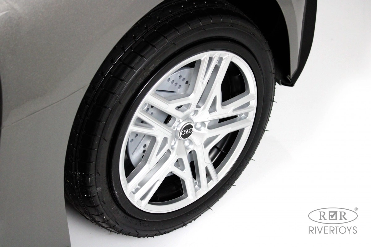 Детский электромобиль RiverToys AUDI R8 M333MM серый 8vg0cynbzi179tsc70qi6ritx3yvqm6p