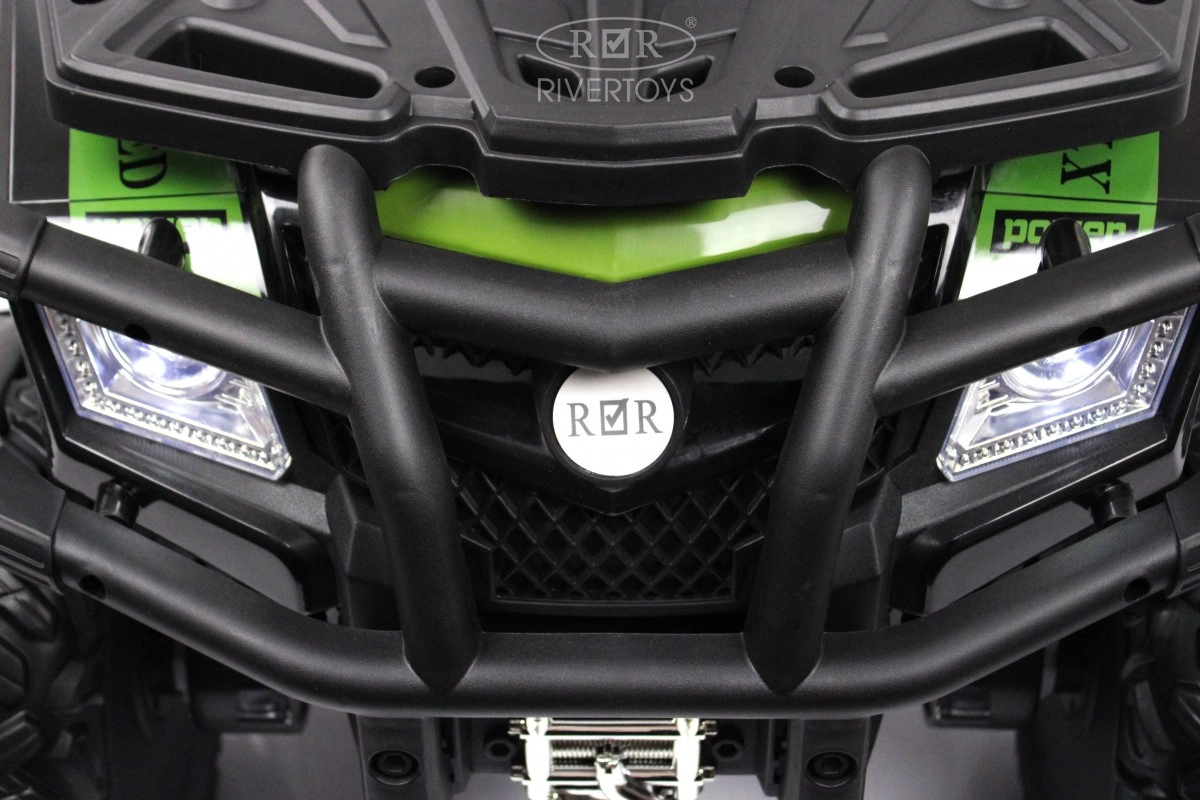 Детский квадроцикл RiverToys T001TT 4WD зеленый i1v0qa35a4a7liea20z2dk024z9fyee7