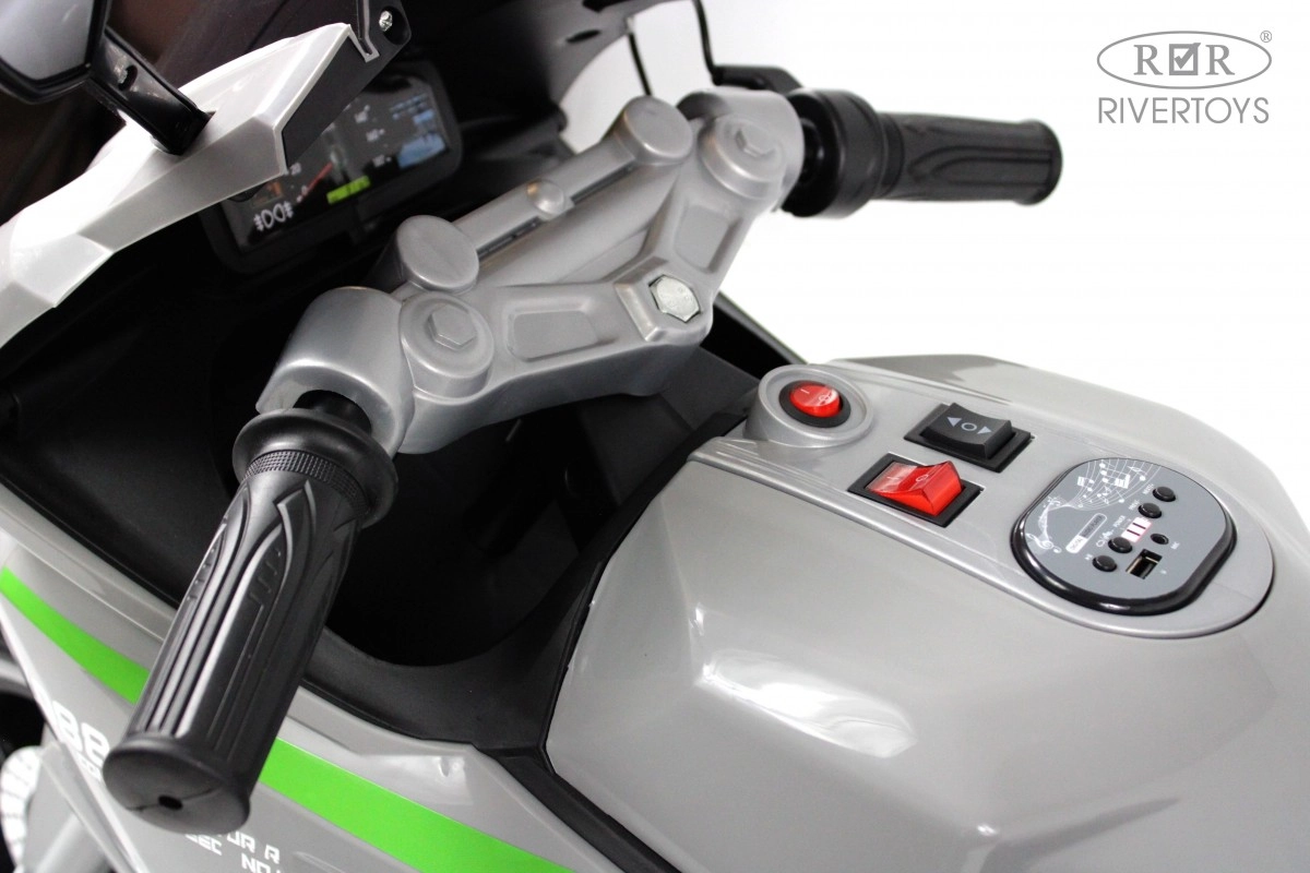 Детский электромотоцикл RiverToys C005MC серый cnsn8szahn3vyucfzcttlljp0exyjm2d