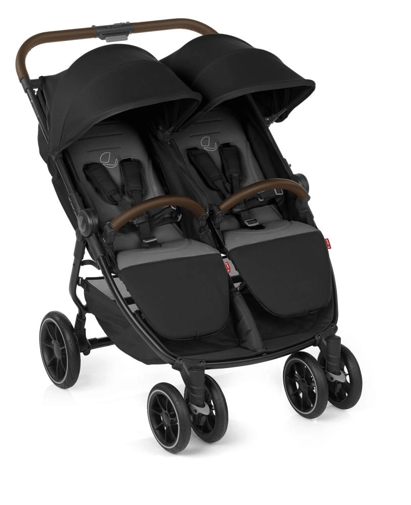 Прогулочная коляска для двойни Jane Twinlink Cold Black 108129014-progulochnaya-kolyaska-dlya-dvoini-jane-twinlink-cold-black