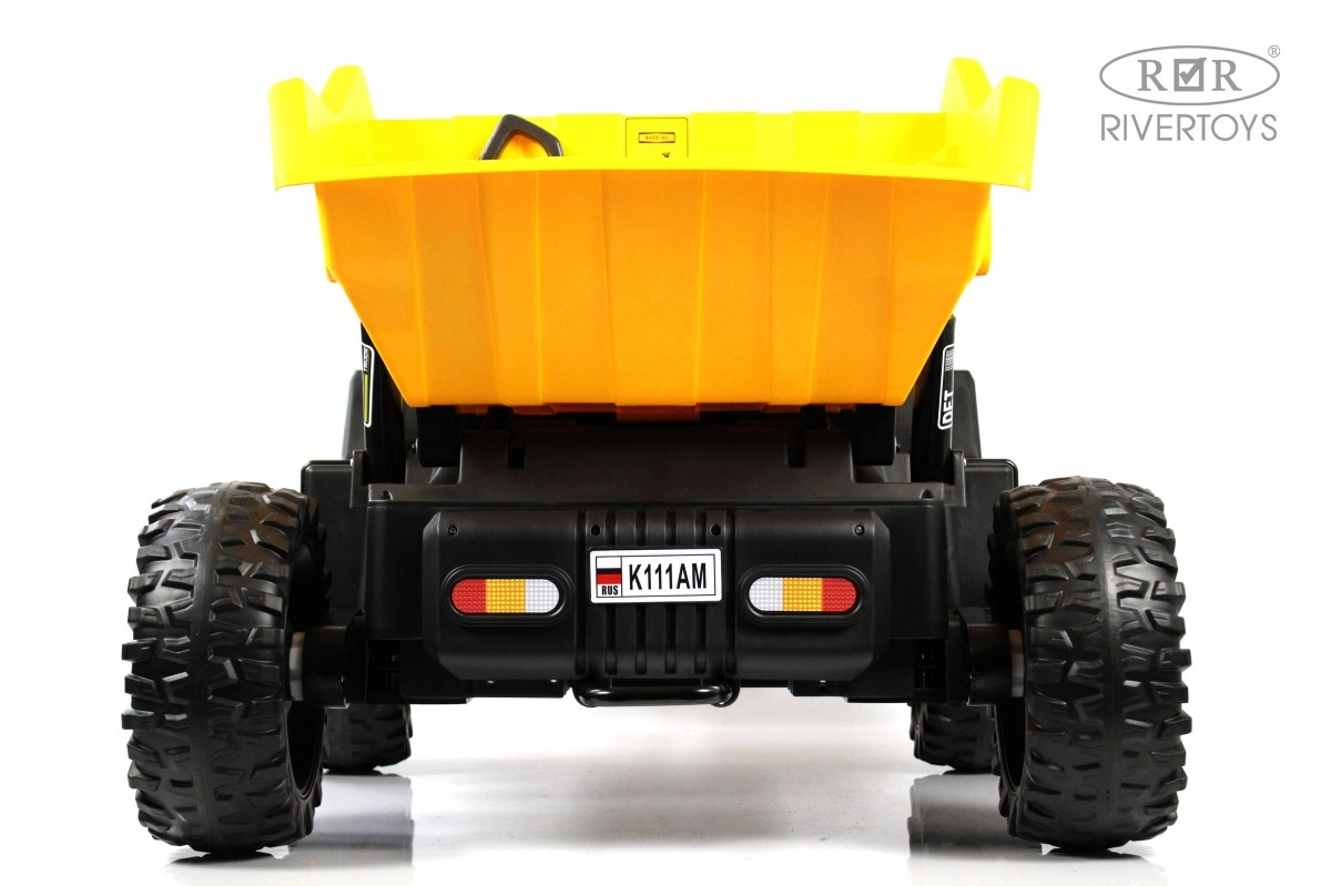 Детский электромобиль RiverToys K111AM жёлтый 0031uzepmyz90ru389jvoo2hcf7g08wl
