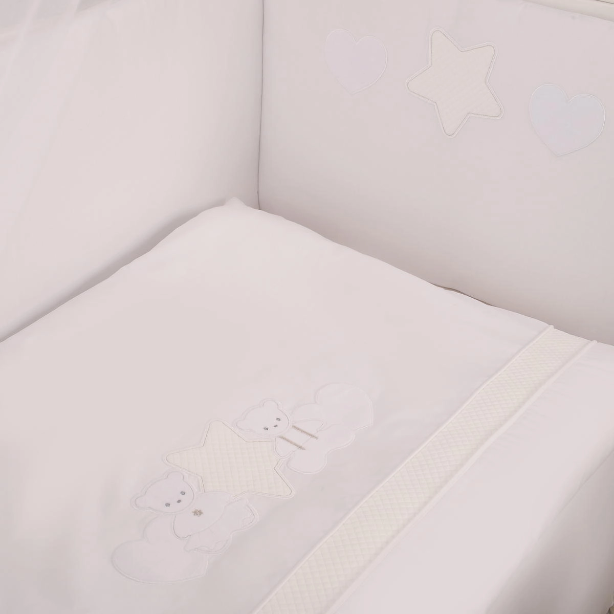 Сменный комплект постельного белья Lepre Bella, 3 предмета (125*65) Белый tm337ea2alrq3enwq005wv4ush8aefw3